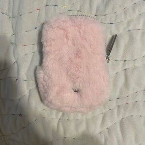 Lululemon Athletica Soft Pink Fluffy Coin Purse